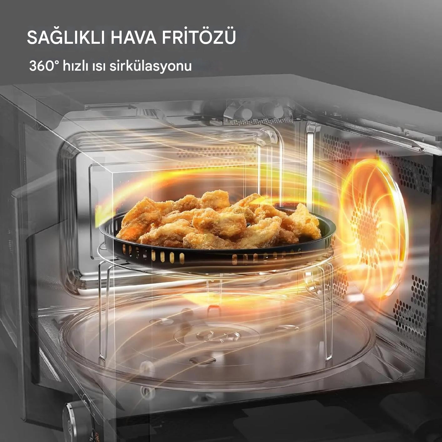 TOSHIBA Mikrodalga Fırın ve Hava Fritözü Combo 1.0